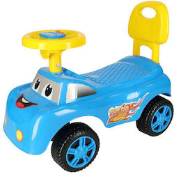 ikonka Baby Walker Car Ride On Blue