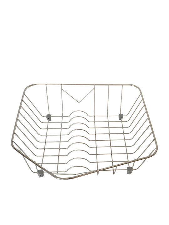 Sanitec No 9 Στραγγιστήρι Γούρνας Inox Ασημί 32x40cm