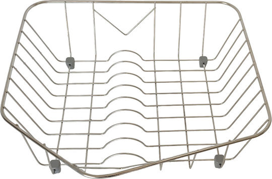 Sanitec No 9 Geschirrabtropfer Abtropfgitter Inox Silbern 32x40cm