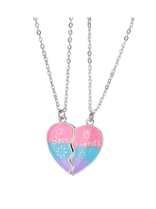 Tatu Moyo Silver Chain Kids Necklaces Heart SJ2306280650006718