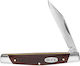 Buck Solo Pocket Knife Brown with Blade made of Stainless Steel