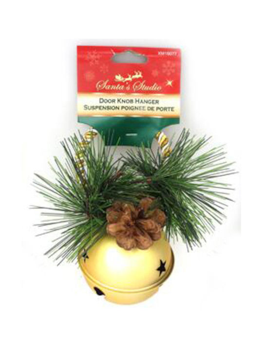 Ornament suspendat Clopoțel Metalic Gold 16buc