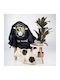 Bee. Unusual. Black Sheep Κουβέρτα Fleece Καναπέ 127x152εκ. Black