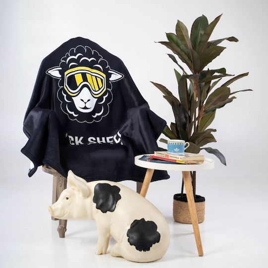 Bee. Unusual. Schwarzes Schaf Sofa 127x152cm Schwarz Bee. Unusual. Schwarzes Schaf Sofa 127x152cm Schwarz