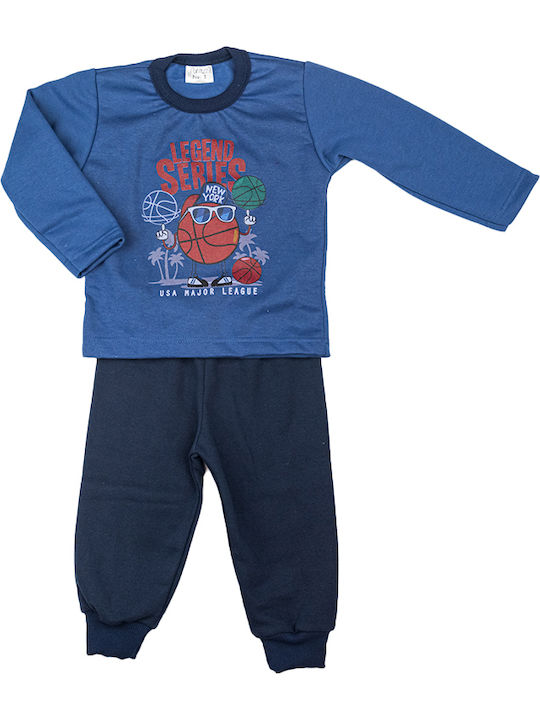 Fantastic Kids Kinder-Pyjama Blau