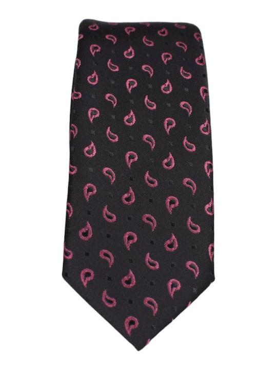 Mezzo Uomo Ανδρική Γραβάτα Μονόχρωμη σε Μπορντό Χρώμα