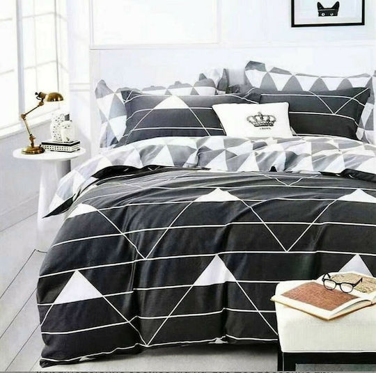 Woman's Fashion Set Übergröße 4Stück 220x240cm Schwarz