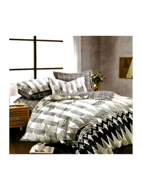 Woman's Fashion Σετ Σεντόνια Υπέρδιπλα 220x240εκ. Μπεζ (4τμχ)