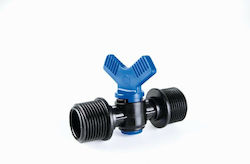 Technoplastic 1235 Connection Pipe Valve with Switch 13mm