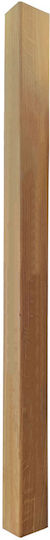 Kazantzidis Wooden Furniture Leg Suitable for Table / Coffee Table 8.5x8.5x64cm Brown