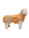Ferribiella Burcina Orange Waterproof Dog Coat with 27cm Back Length