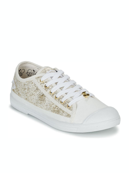 Le Temps des Cerises Basic Sneakers Χρυσά
