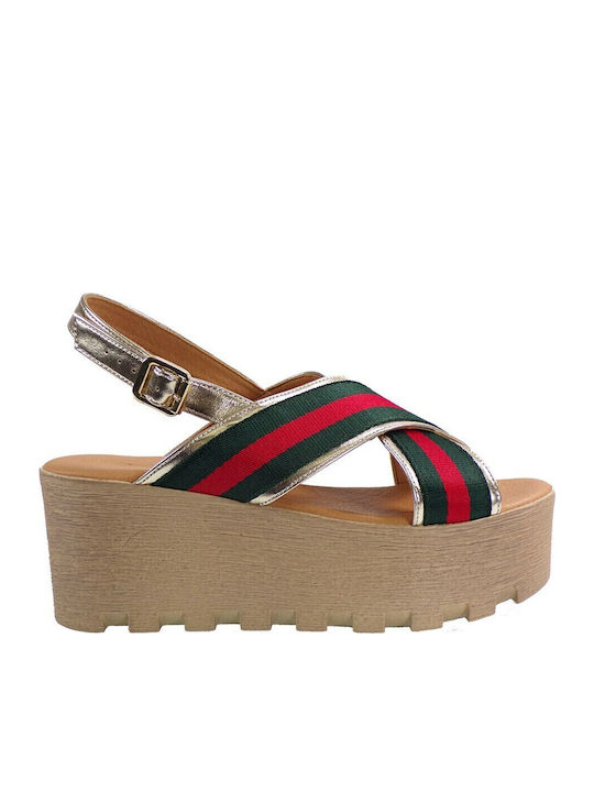 Katia Shoes Πλατφόρμες Green