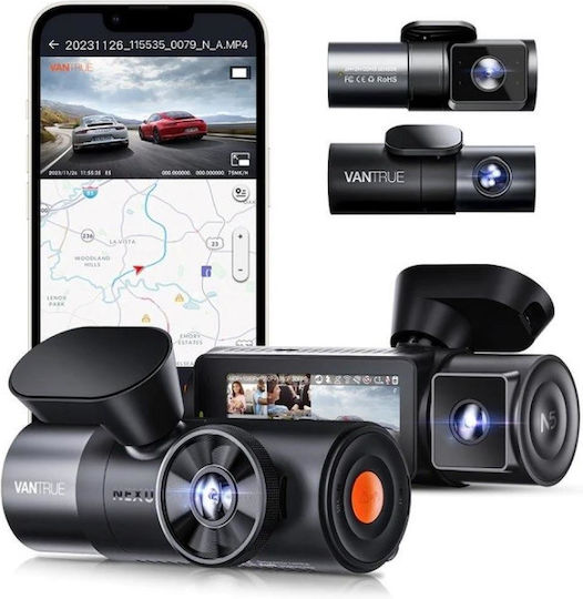 Vantrue Nexus 5 Автомобилна DVR камера за Паркет със смукателна чаша