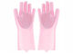 Oven Gloves Silicone Pink 1pcs