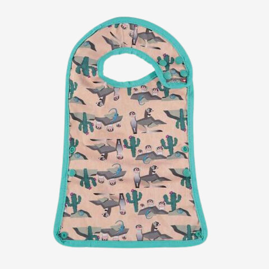 Close Parent Wasserdicht Lätzchen Stoff mit Tasche Rosa für 6 m+ Close Parent Wasserdicht Lätzchen Stoff mit Tasche Rosa für 6 m+