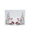 Christmas Decorative Illuminated Ceramic Tree 16.7cm Battery 2pcs