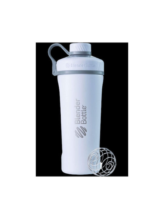 Blender Bottle Radian Shaker Πρωτεΐνης 770ml Ανοξείδωτο Λευκό