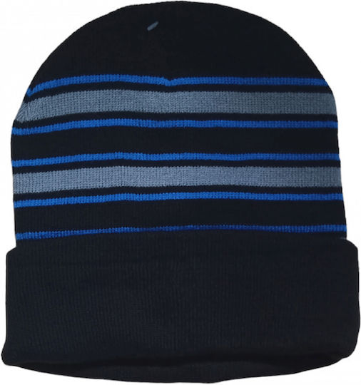 Beanie Unisex Beanie Gestrickt in Blau Farbe