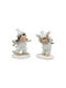 +Efo Christmas Plastic Figure Toddler Height 9.5cm 2pcs