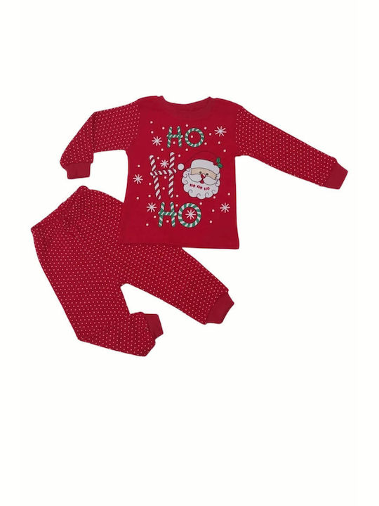 Supermini Kids Pajamas Winter Cotton Red