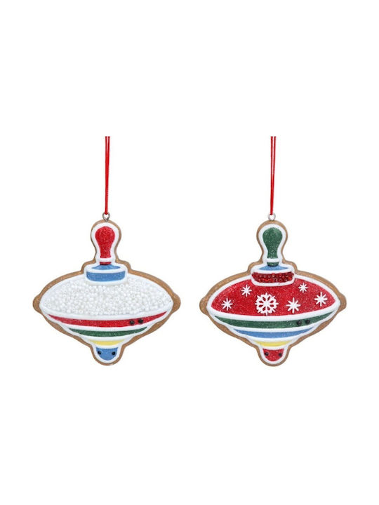 Set of spinning ornaments 9 cm.