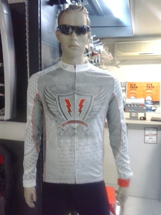Pearl Izumi Elite Thermal Ανδρική Μακρυμάνικη Μπλούζα Ποδηλασίας Γκρι