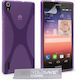 YouSave Accessories Back Cover Σιλικόνης Μωβ (Huawei Ascend P7)