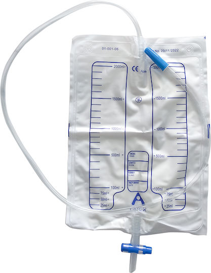 Bett-Urinsammler mit Kanüle 2000ml 10Stück 01-001-06
