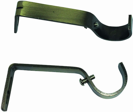 Central Home Sockel der Vorhangschiene Wand Bronze 2Stück Central Home Sockel der Vorhangschiene Wand Bronze 2Stück