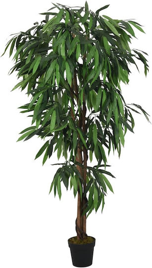 Изкуствено растение в саксия Green 200см vidaXL