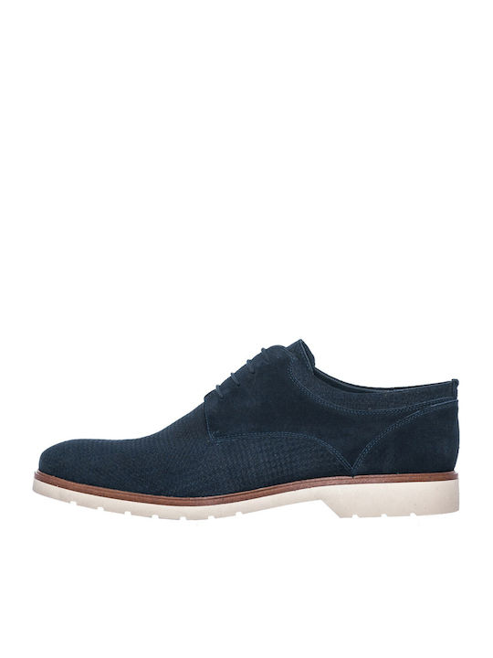 Prima L' Uomo Leder Herren Freizeitschuhe Blau