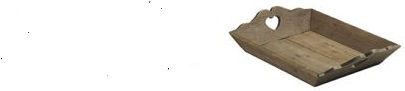Country Casa Wooden Rectangular Serving Tray with Handles in Brown Color 36x36x10cm MJ029-36 1pcs