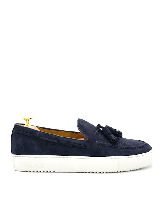 Men's Leather Loafers Blue