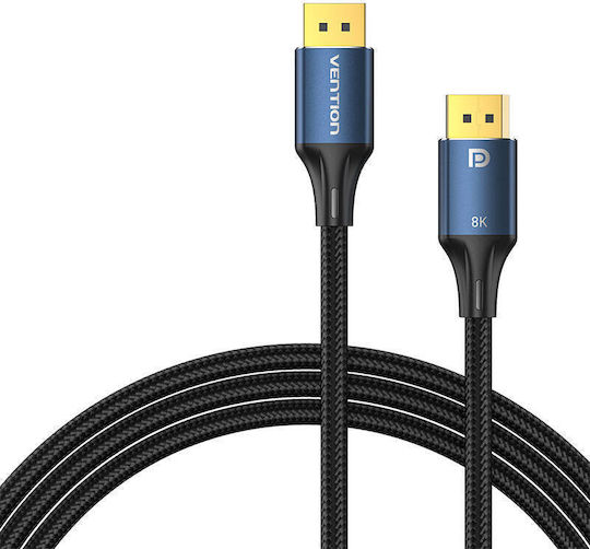 Vention Cable DisplayPort male - DisplayPort male 1m Μπλε (HCELF)