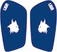 Liga Sport Adults Soccer Shin Protectors Blue SG-20-BLU