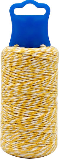 Tpster Κορδόνι Βαμβακερό Κίτρινο 1.5mm x 150m