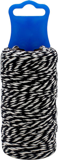 Tpster Κορδόνι Βαμβακερό Μαύρο 1.5mm x 150m