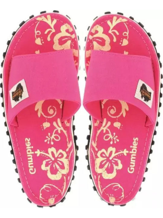 Women's Flip Flops in Fuchsia Color