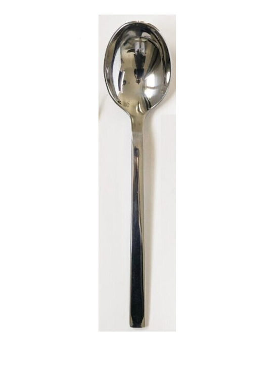 Novatex Κουτάλι Φαγητού Ανοξείδωτο Ασημί 20.6cm