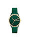 Lacoste Ladies Damen Uhr mit Grün Kautschukarmband