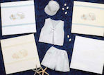 Christening Oilcloths Set White