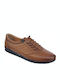 Δερμάτινα Γυναικεία Oxfords σε Ταμπά Χρώμα