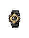 Skmei Ψηφιακό Ρολόι Μπαταρίας με Μεταλλικό Μπρασελέ Μαύρο/Χρυσό