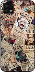 One-piece-wanted-posters Back Cover Σιλικόνης Ανθεκτική Μαύρο (Galaxy A22 5G)