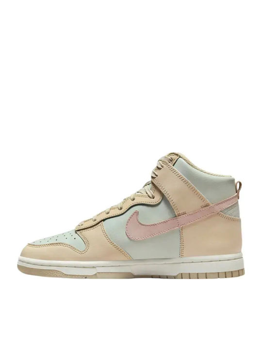 Nike Dunk Hi Skinny PRM Γυναικεία Μποτάκια Λευκά