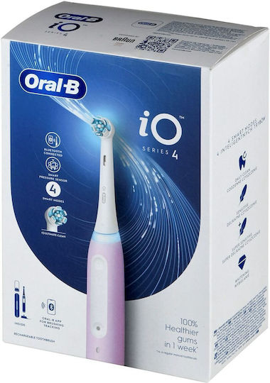 Oral-B iO Series 4 Electric Toothbrush with Pressure Sensor Lilac