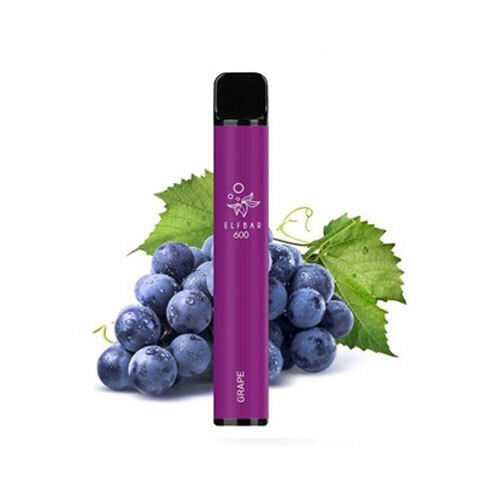 Elf Bar 600 Einweg E-Zigarette 600 Züge Grape 2ml 20mg