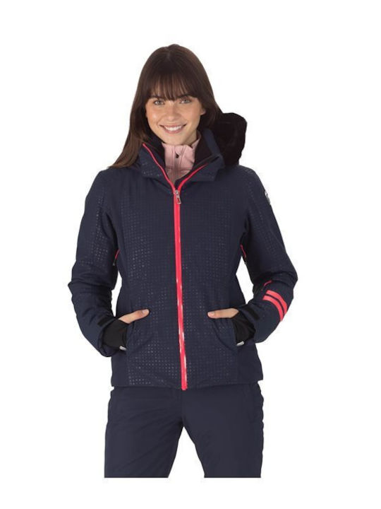 Rossignol Controle RLLWJ04-726 Γυναικείο Μπουφάν για Σκι & Snowboard Navy Μπλε