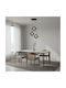 HomeMarkt Pendant Light Black with Socket E27 23cm